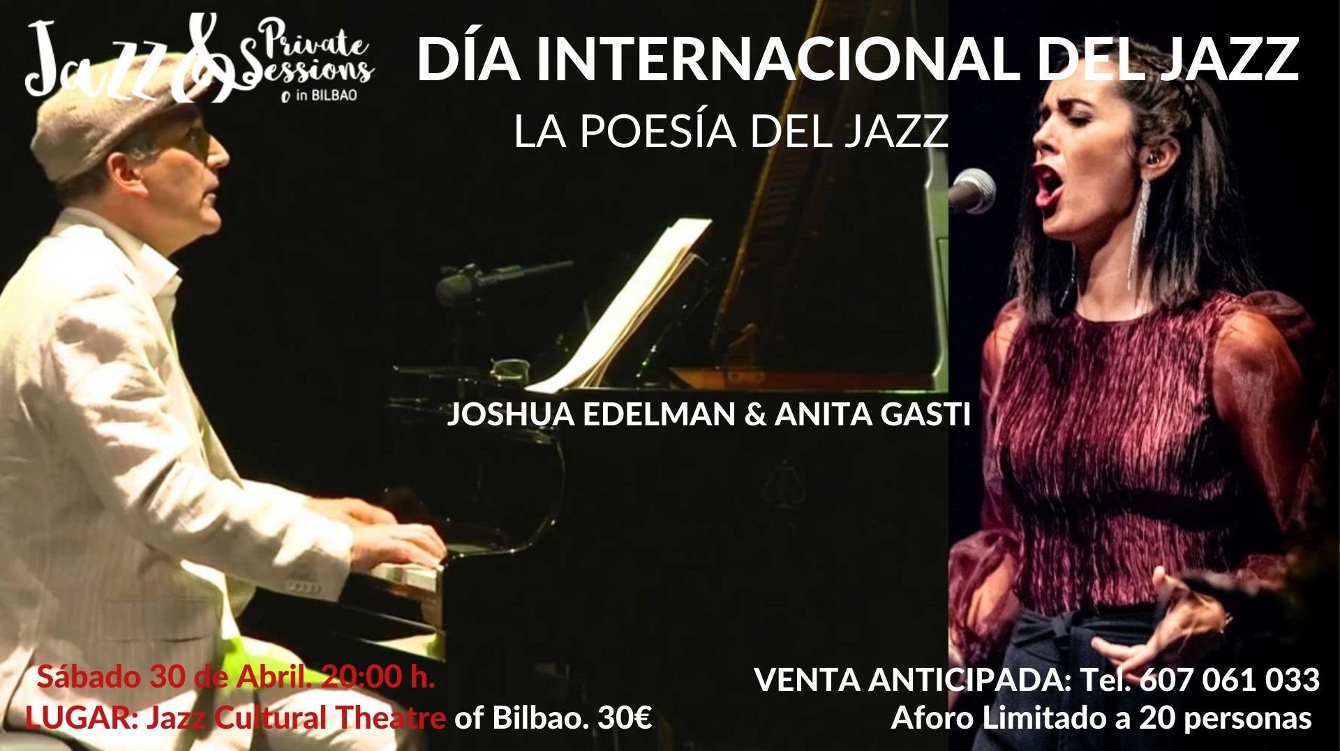 La Poesía del Jazz. Joshua Edelman & Anita Gasti